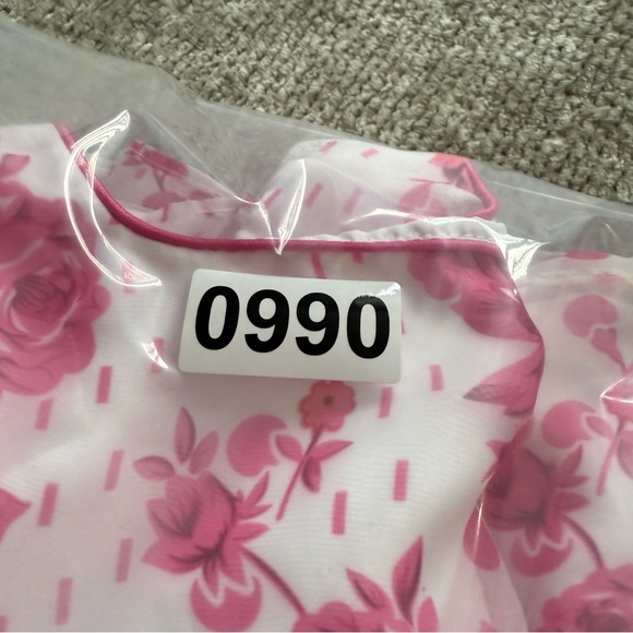 Marmellata Pink Floral Party Dress 2T Tulle Overlay Bow Waist Toddler Dress - Picture 8 of 8